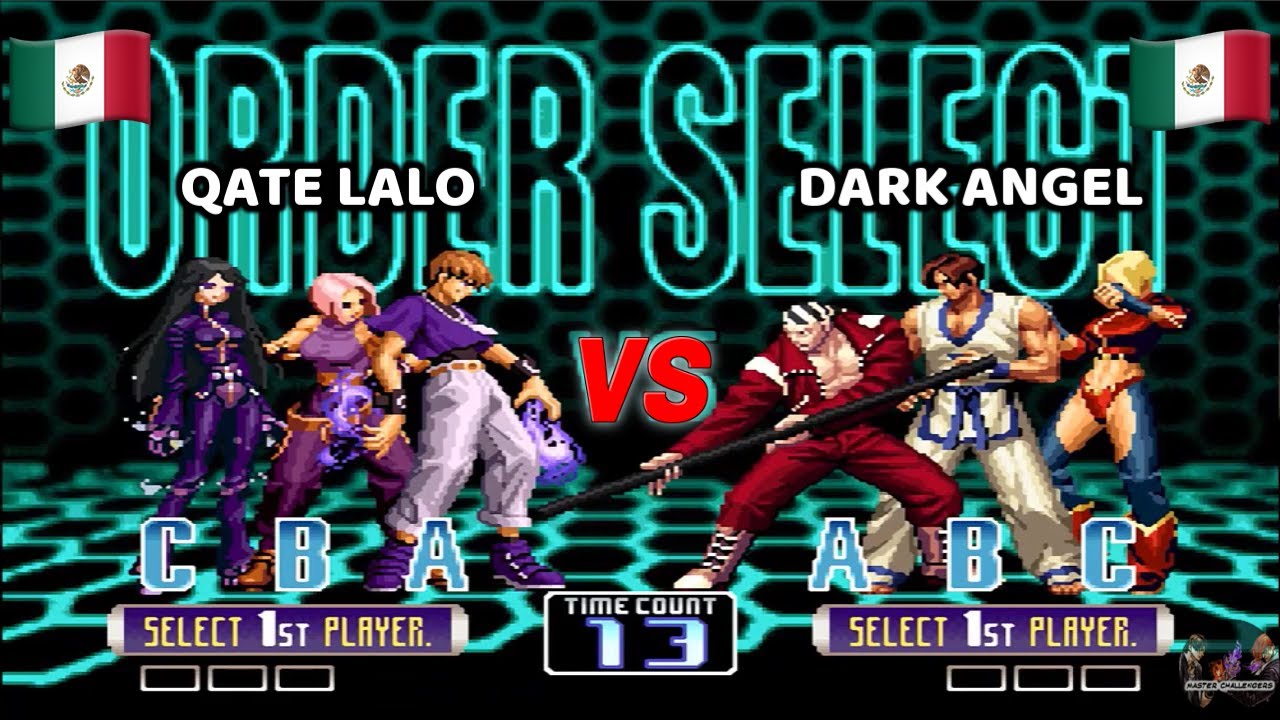 QATE LALO vs DARK ANGEL El Top Más Agresivo acepta desafío de Poderoso Chris KOF 2002