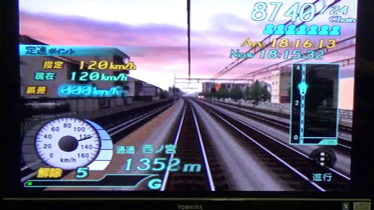 新快速が芦屋駅通過　その勢いで尼崎すごい速度で入駅　電車でGO！ FINAL