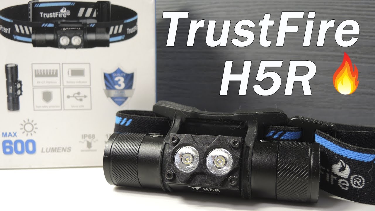 Опять двуглазый 👀😀 Налобный фонарь TrustFire H5R 600Lm