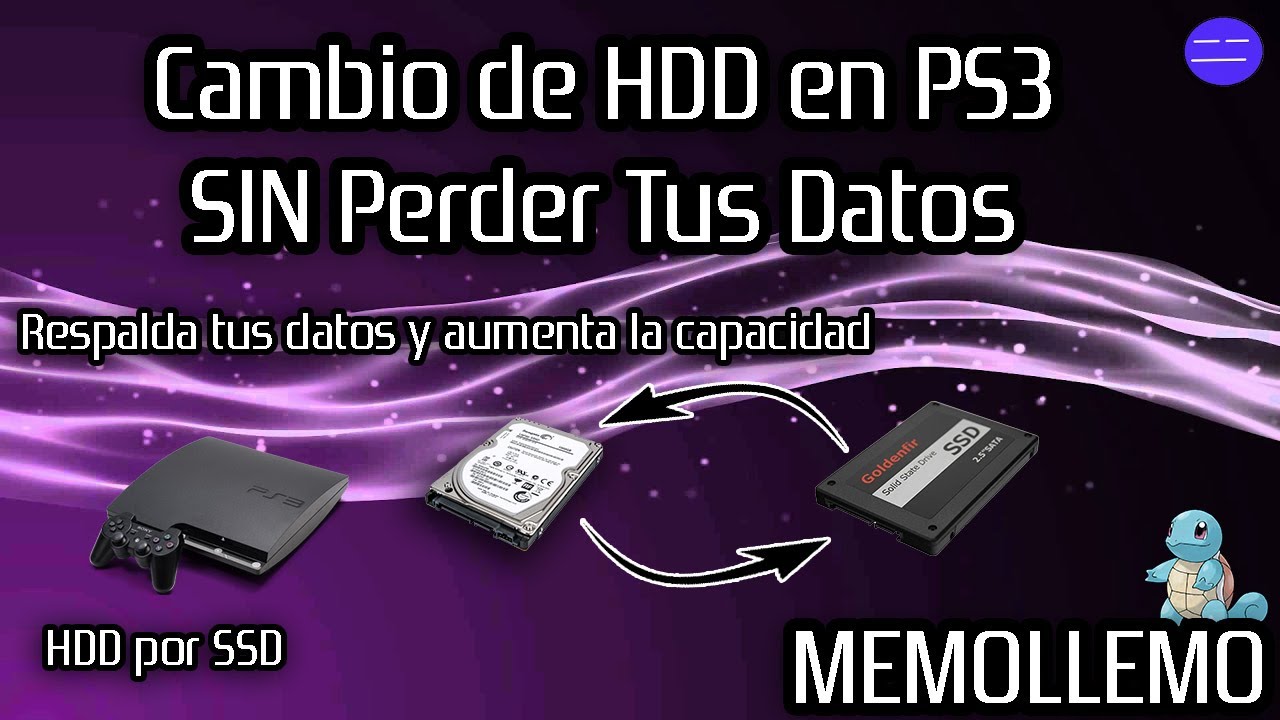Cambio de HDD en PS3 SIN perder tus juegos y datos