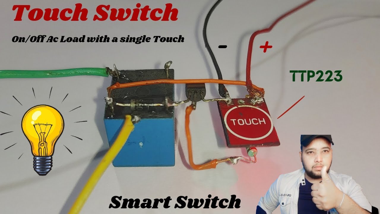 Touchable Switch Board || How to make Touch Switch ~ Easy Method ✓