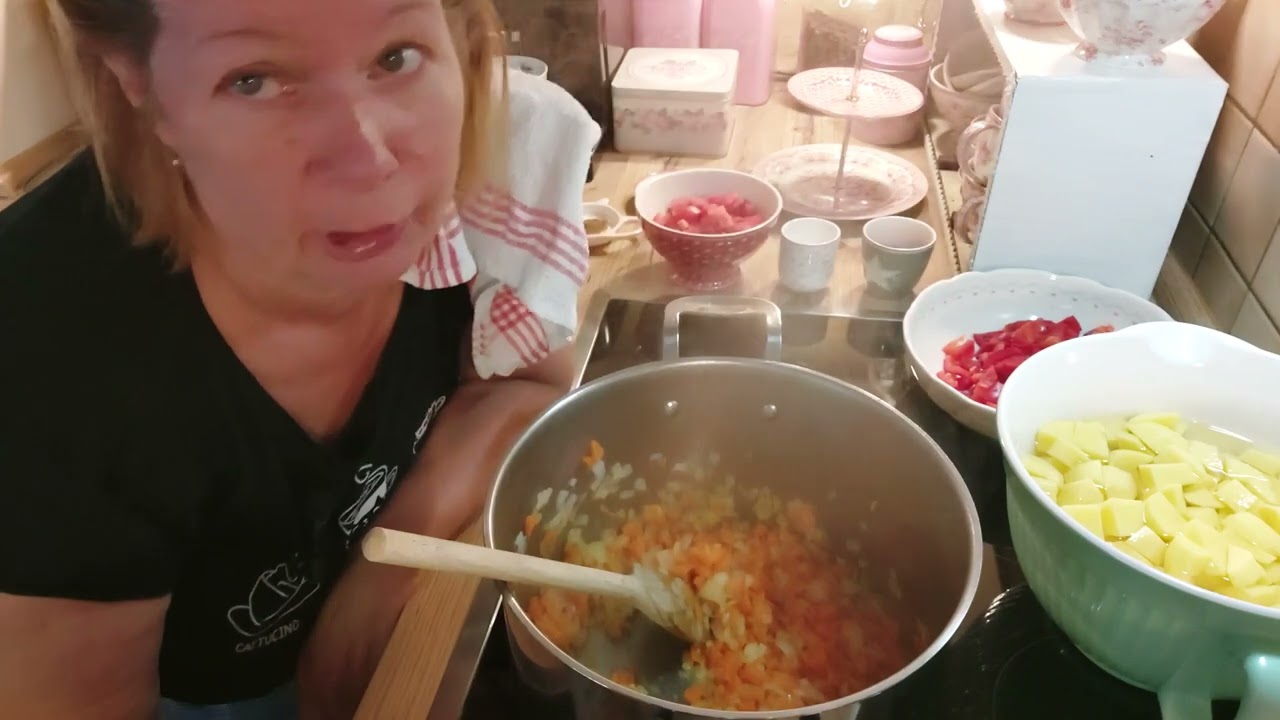 Sparsam Kochen 💰💰💰 Vegetarisch 🍅 Kartoffelgulasch 🥔🍲