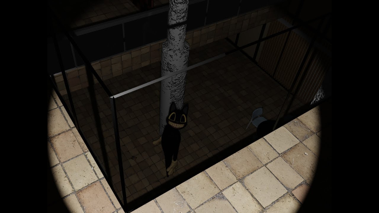 Cartoon cat in the mall Found Footage