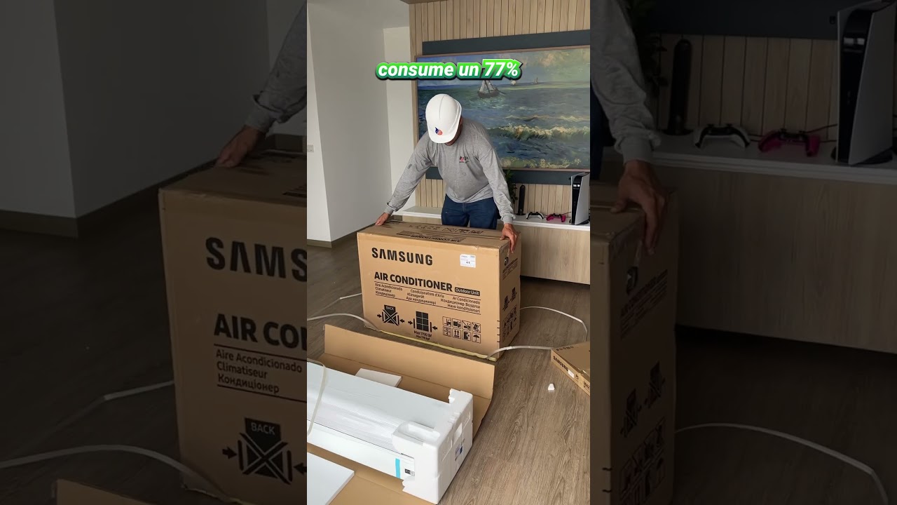 Ya lleg&oacute; el nuevo aire acondicionado al estudio!!  #Samsung #Windfree #SamsungPe #Publicidad