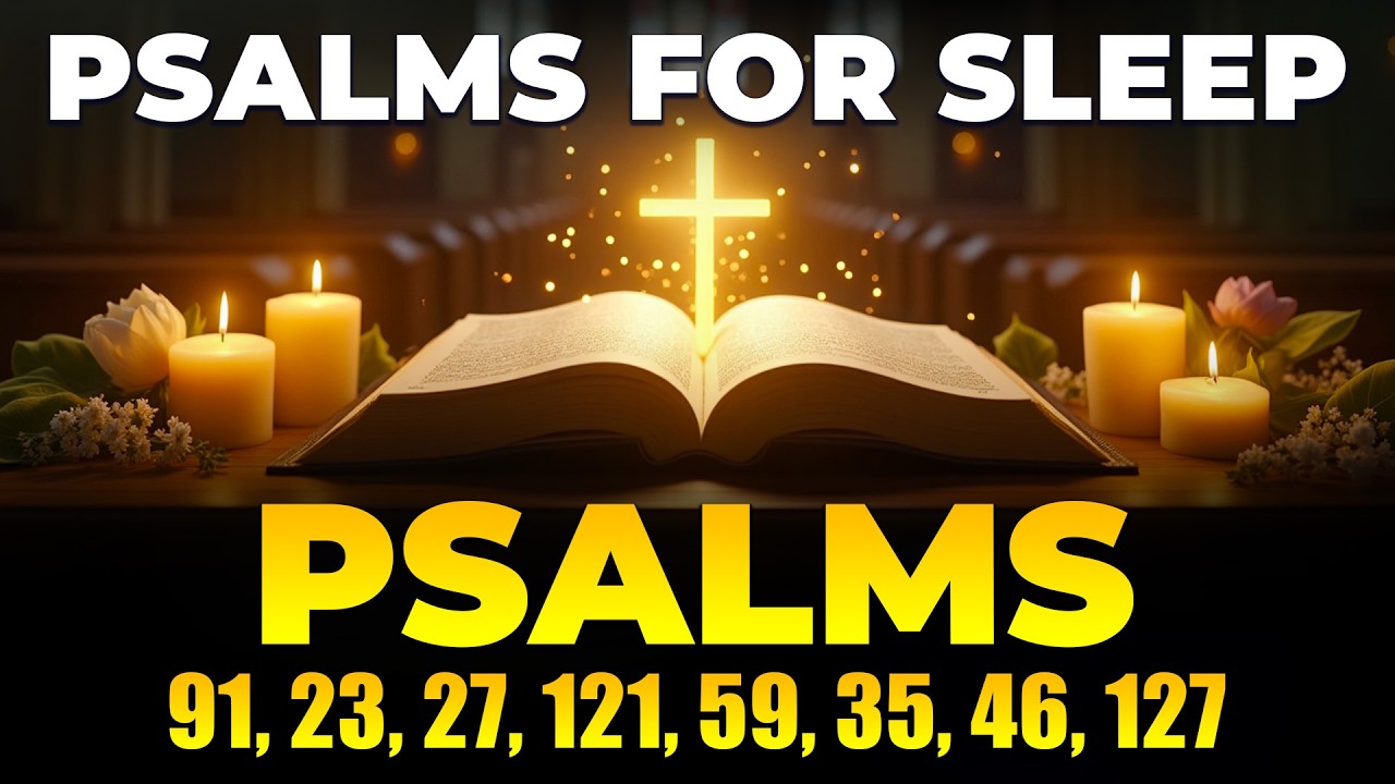 Best Deep Sleep Psalms: Psalm 91, 23, 27, 121, 59, 35, 46, 127 - Fall Asleep in God's Word