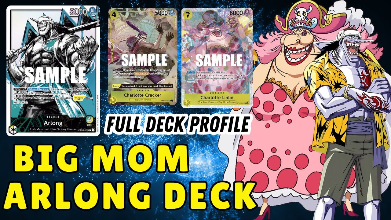 Arlong Meets the Charlotte Family! | Big Mom Arlong Deck Profile | One Piece TCG SIM