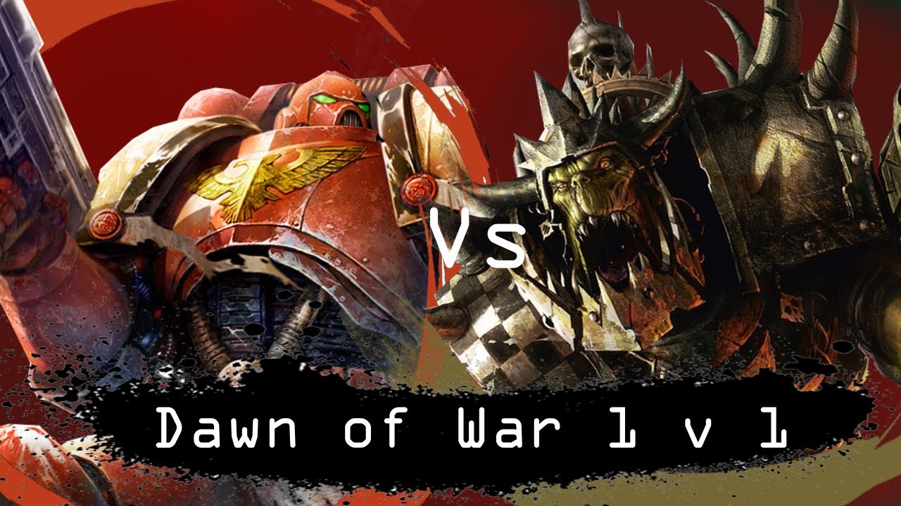 Dawn of War Soulstorm 1 v 1 Космические десантники ([DW] Baltair_Roshaun) против орков (BADlFuneral)