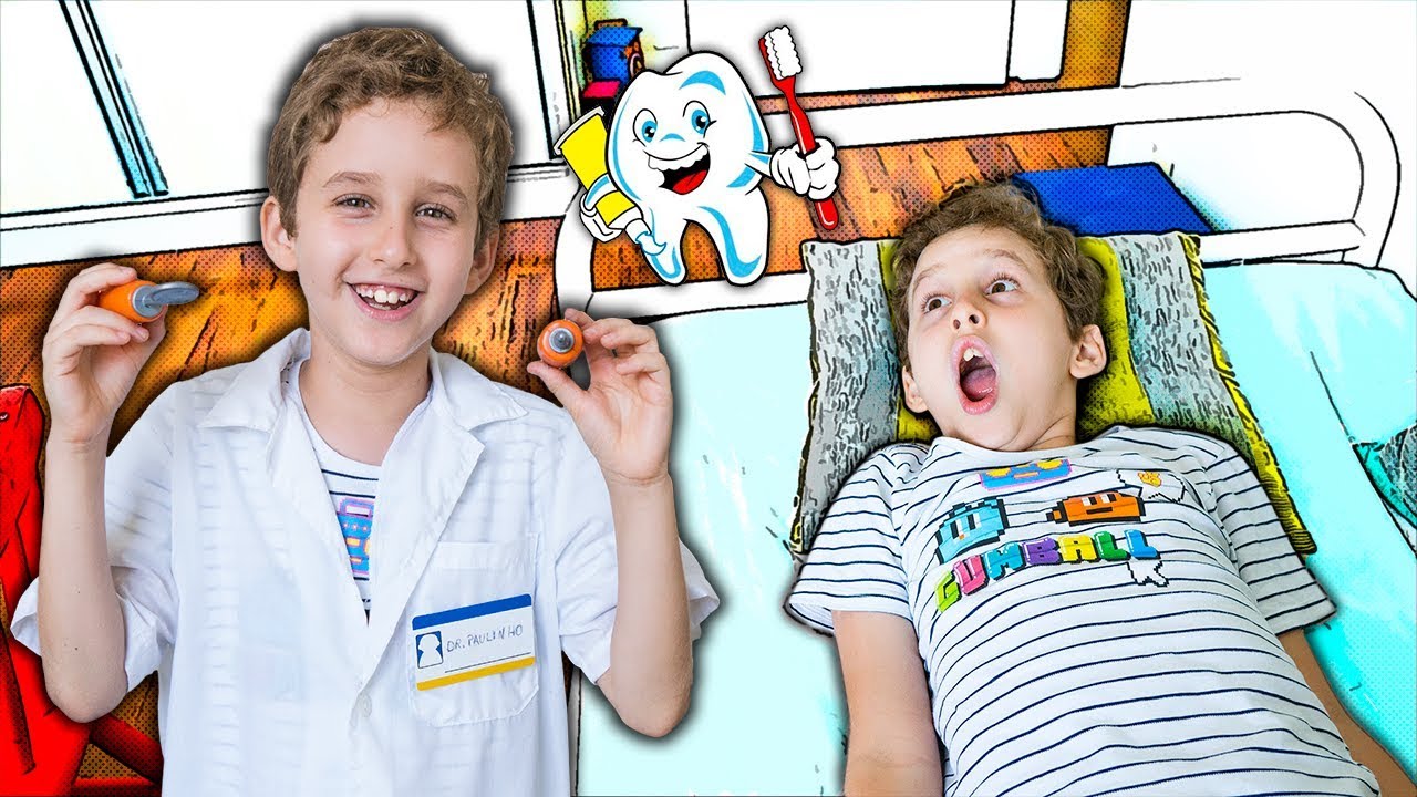 Paulinho Aprende a Escovar os Dentes - Vídeo Educativo Infantil - Paulinho e Toquinho