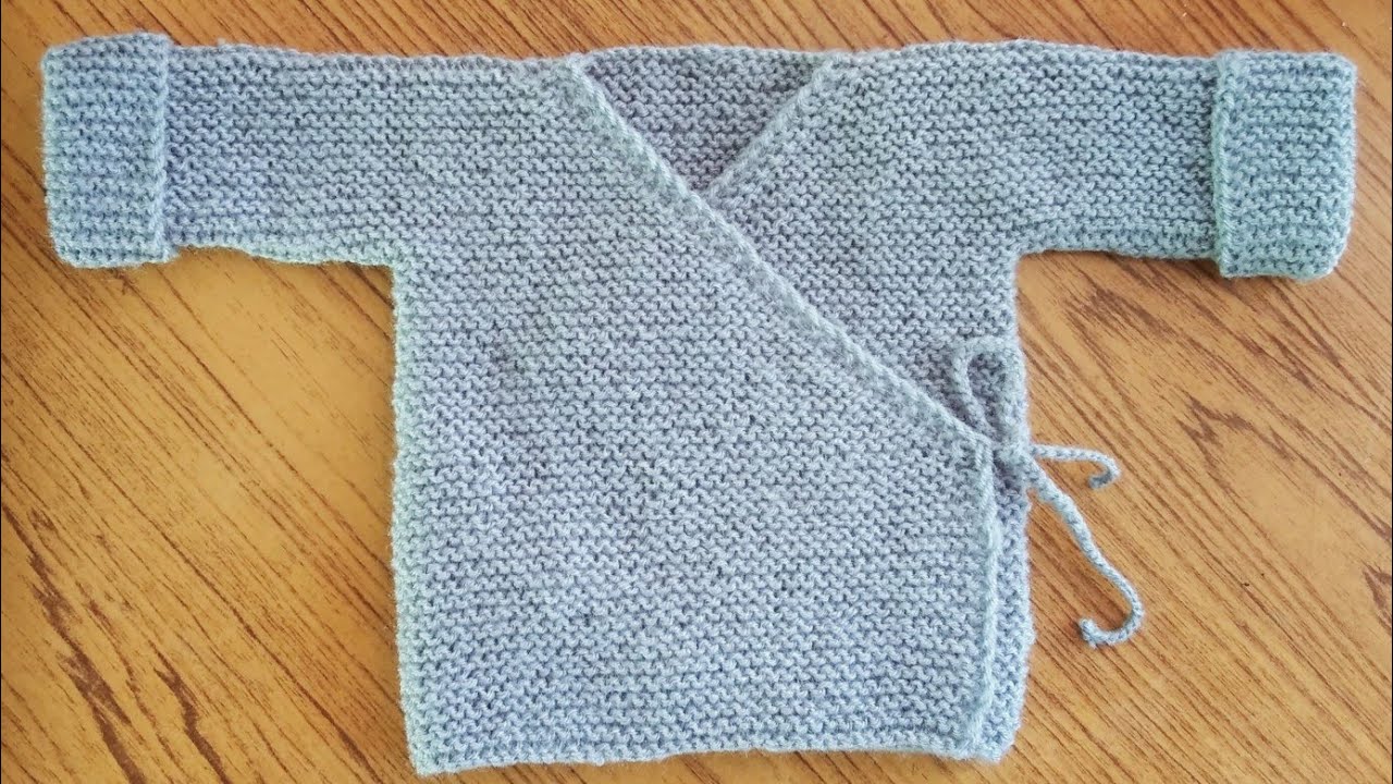 Knit Kimono sweater for baby/ स्वेटर बुन्ने सजिलो तरिका। Nepali Bunai