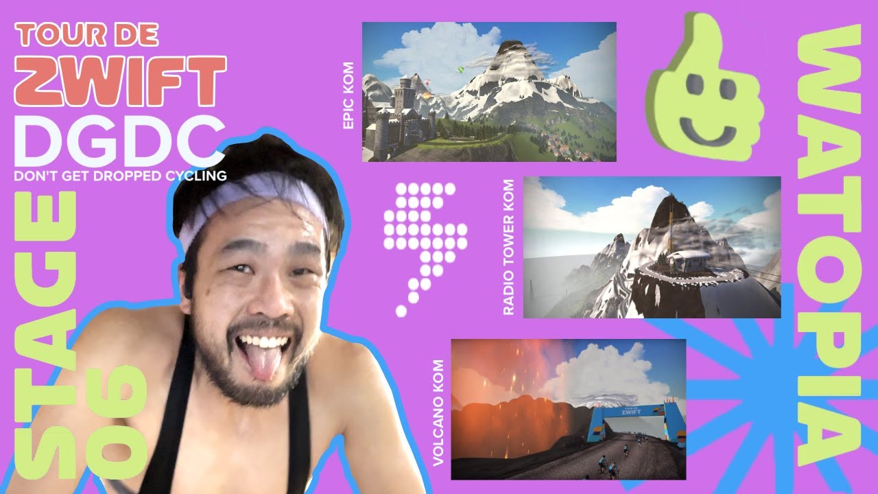 This stage BROKE me! // Tour de Zwift 2023 Stage 6: Long Ride