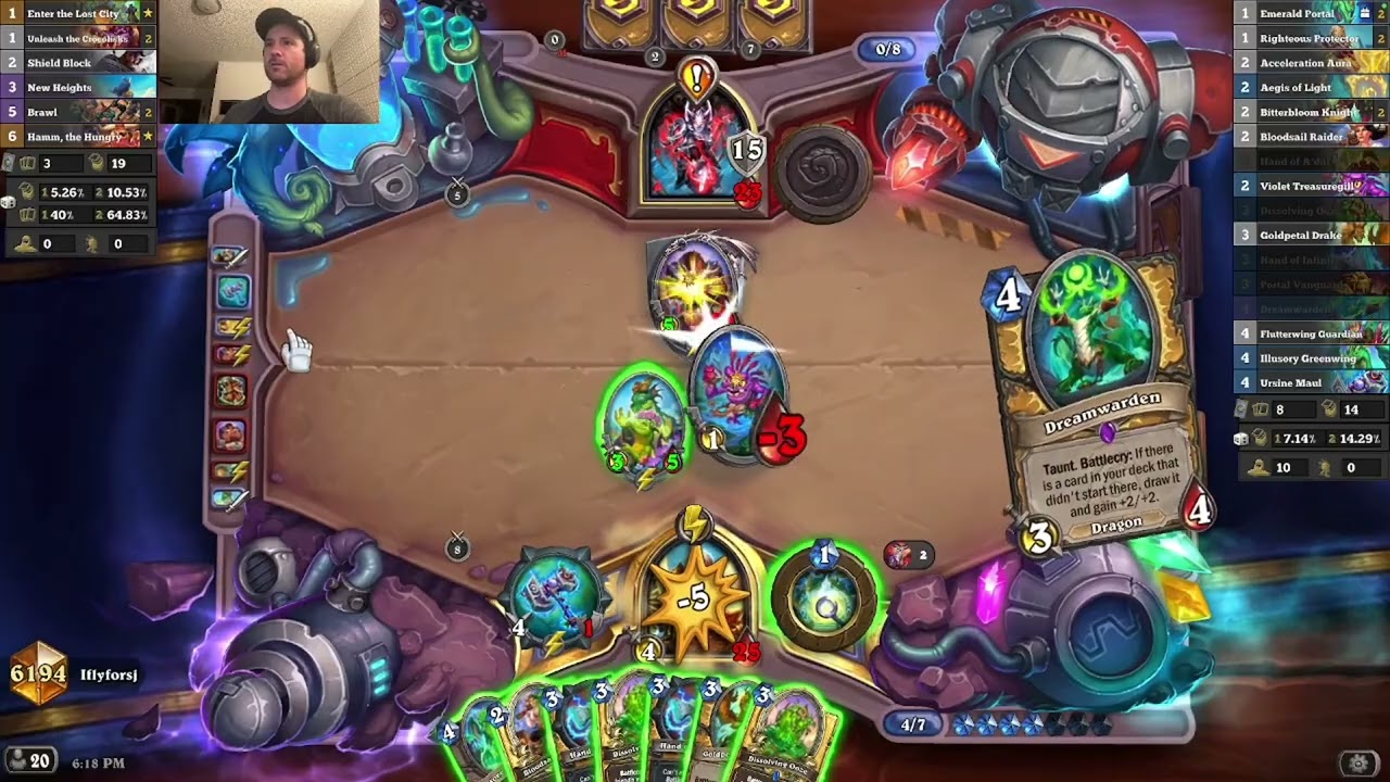 Paladin OTK Combo WIN - Hearthstone Legend Rank