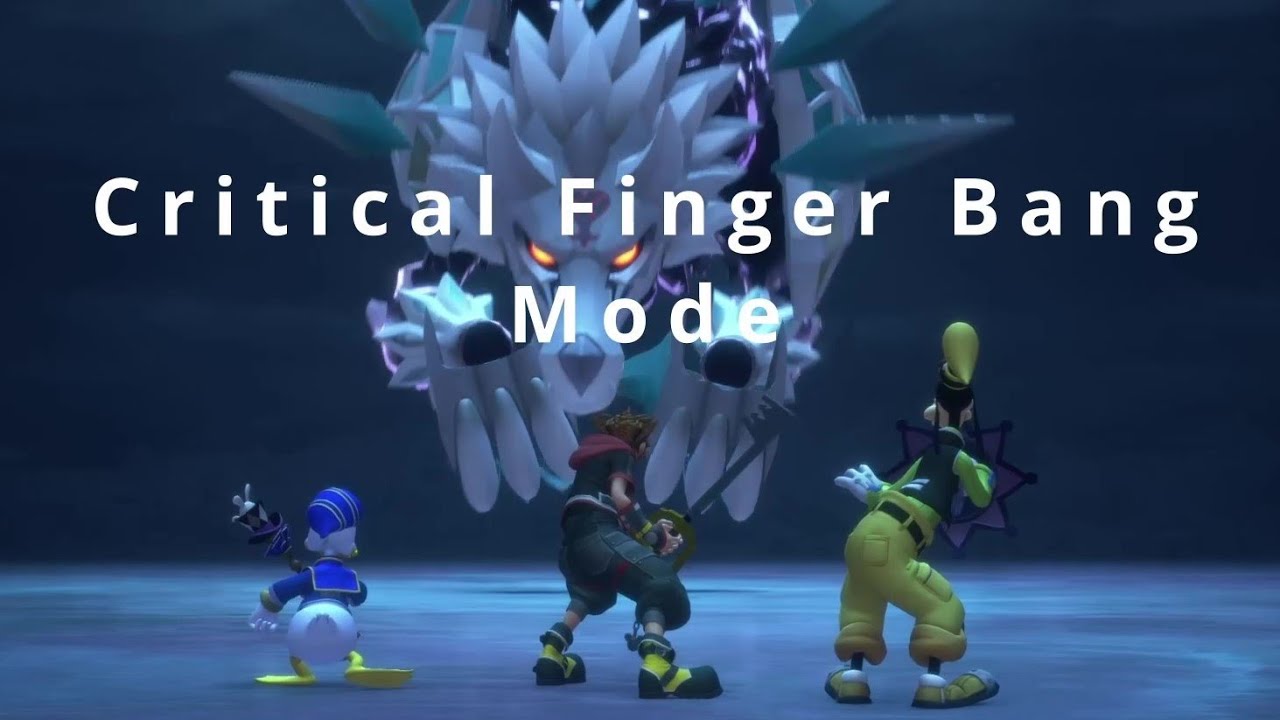 Kingdom Hearts 3:  Skoll, Lvl 1, Kingdom Key, All Pro Codes, Critical, No Dmg,