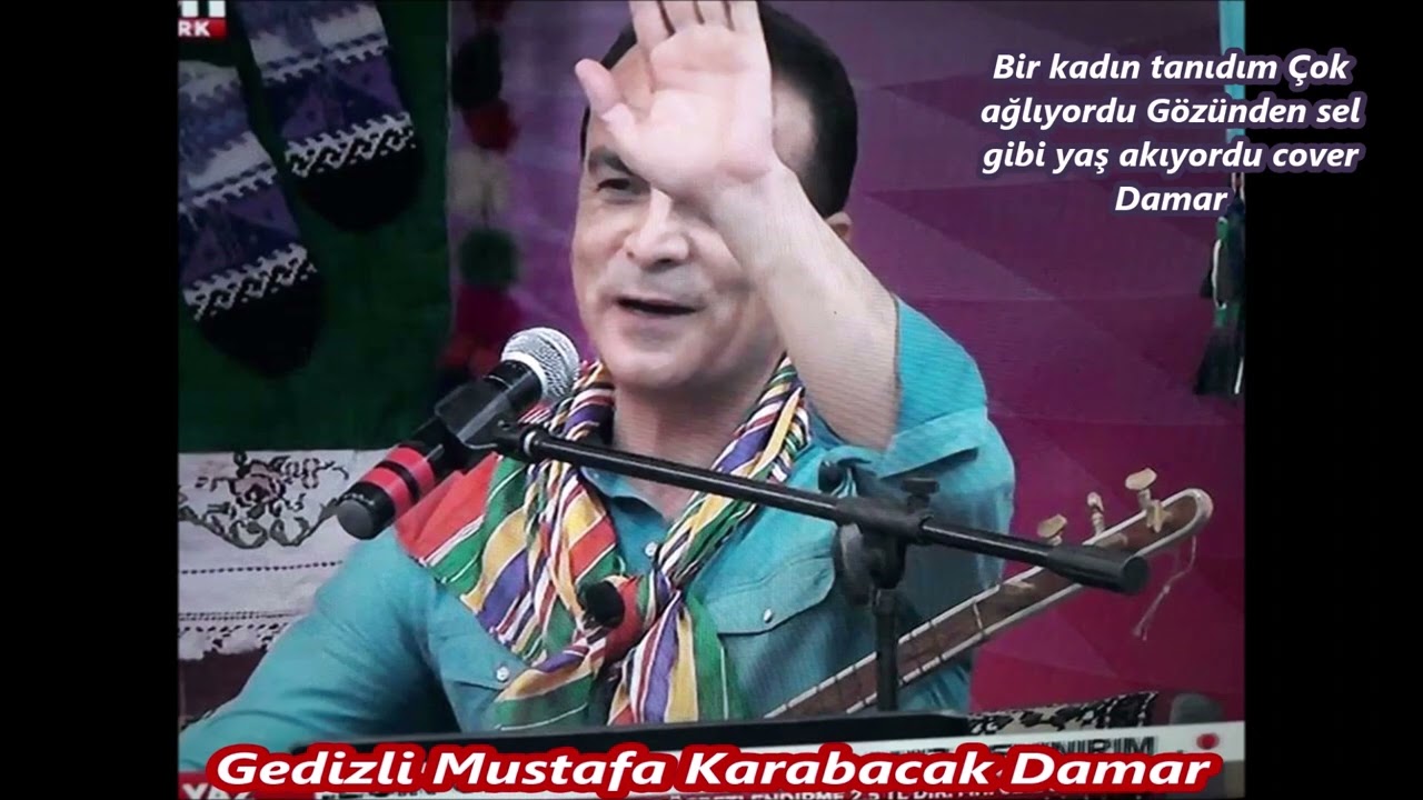 Bir kadın tanıdım Çok ağlıyordu Gözünden sel gibi yaş akıyordu Elektro bağlama Cover Damar Şükrü 04