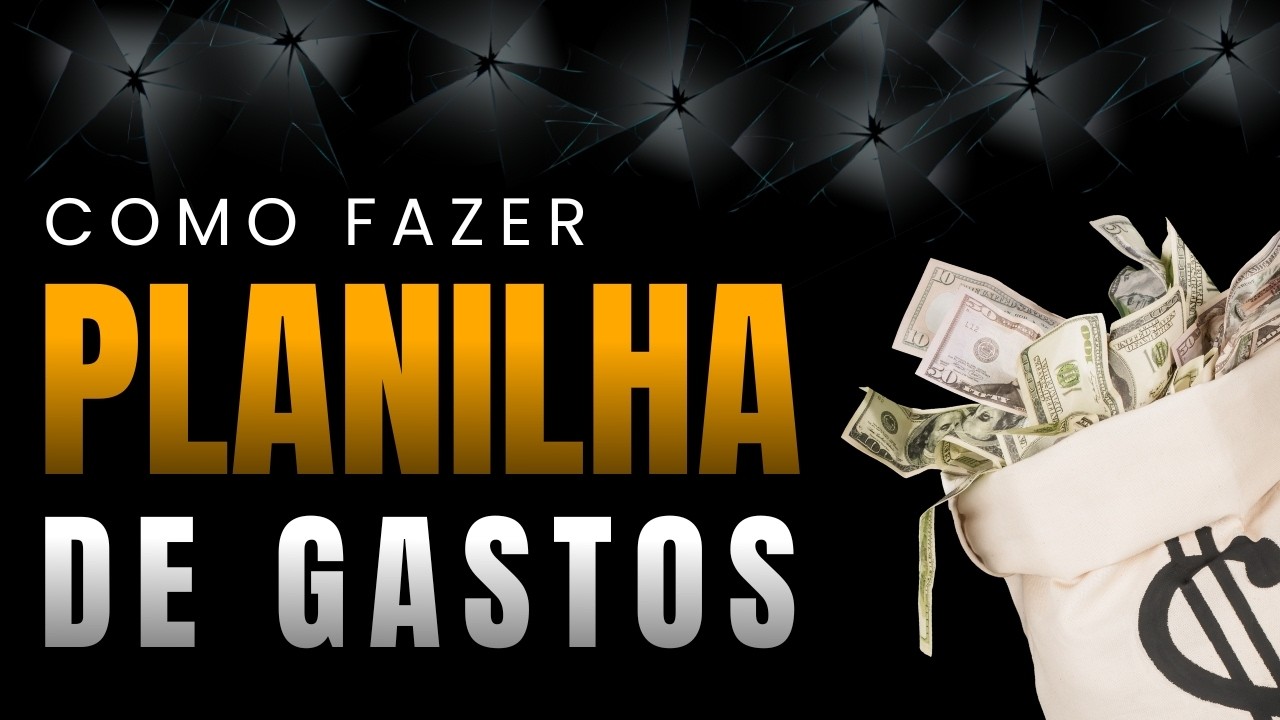 Planilha de Gastos Mensal - Aprenda do zero como fazer Planilha de Gastos Simples Lançamento Diário