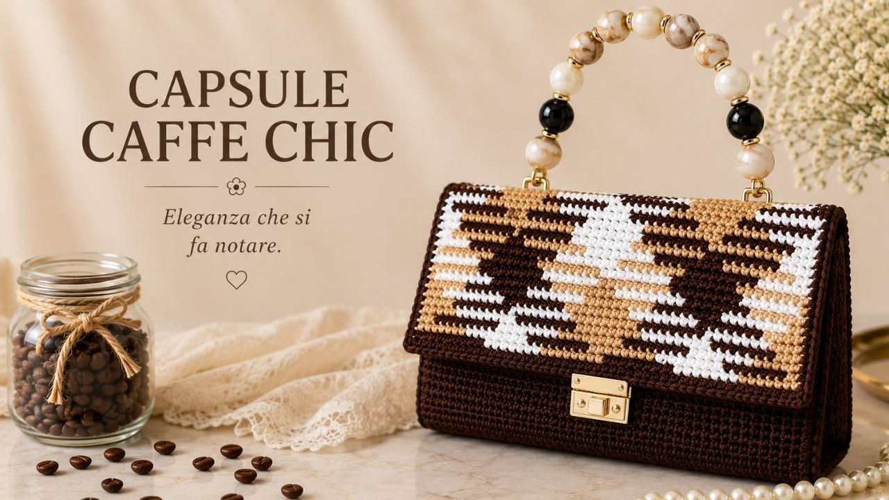 Non indovinerai MAI la tecnica dietro questa borsa di lusso 👜 Effetto maglia in uncinetto