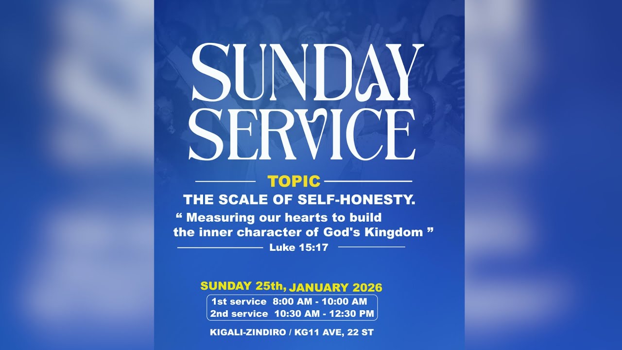 THE SCALE OF SELF - HONESTY || 1st SERVICE  || 25- 01 - 2026