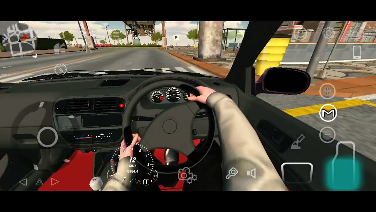 Honda Civic Car model 2008 Petrol pump ⛽⛽ To car sarvice center Car parking multiplayer #games.!!