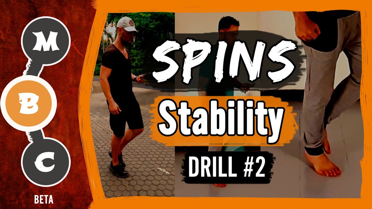 🦵Improve Your Spins★Stability Balance Dance Exercise & Drill #2 [How to Keep Balance in Spins]