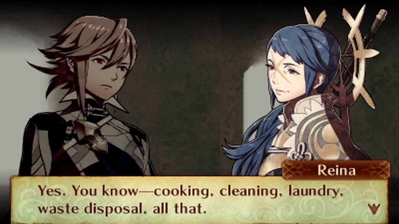 Fire Emblem Fates: Birthright - Male Avatar (My Unit) & Reina Support Conversations