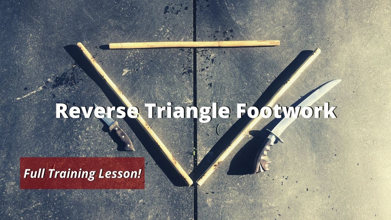 Reverse (Female) Triangle Footwork FULL LESSON - Kali Escrima Arnis