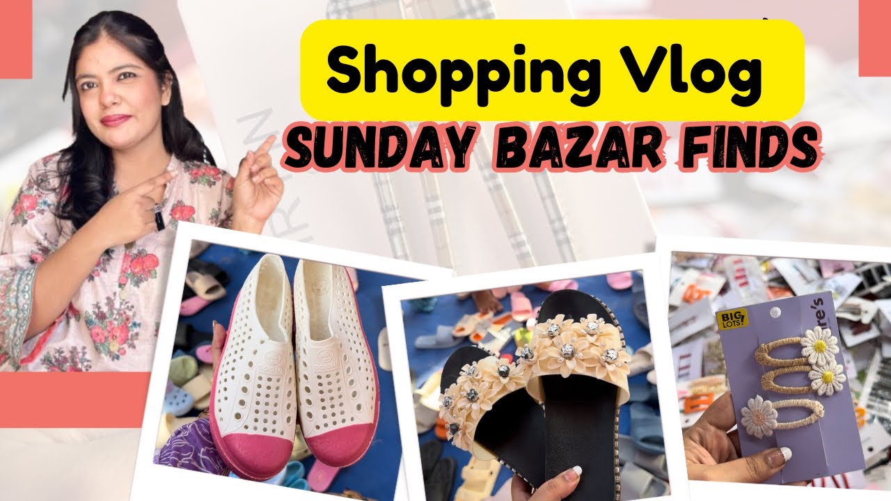 How I spent 3K at Sunday Bazar | Shopping Vlog | Hidden Gems 🛍️🌈