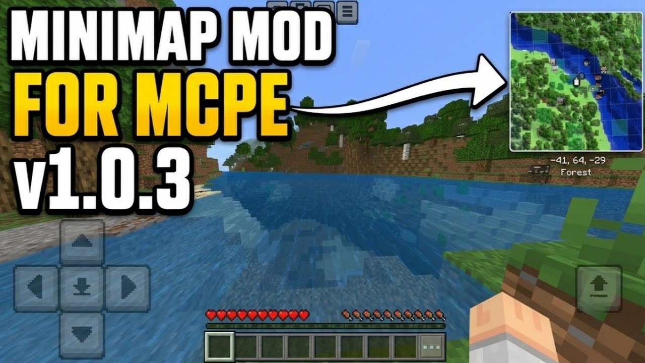 MiniMap Mod V1.0.3 For MCPE 26.33 | LeviLauncher For Minecraft