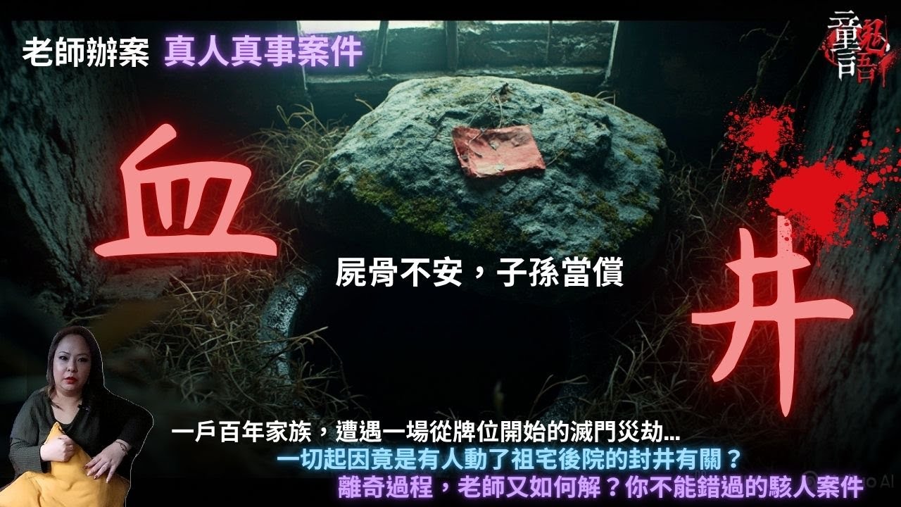 那口古井壓著百年的恨，如今，祂要他們血債血還…童言鬼語 老師辦案 恐怖靈異故事 真實靈異故事 童仙姑 童童 鬼 鬼故事