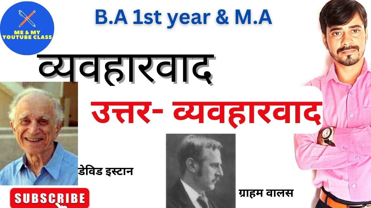 व्यवहारवाद एवं उत्तर व्यवहारवाद :- अर्थ, प्रकृति, उदय एवं मान्यताएं