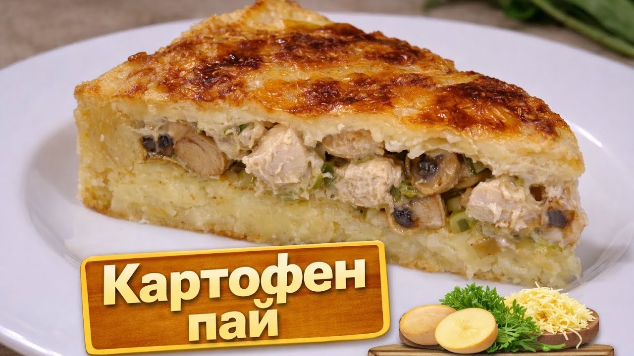 🥧 Картофен пай (киш)– златиста коричка и неустоим вкус