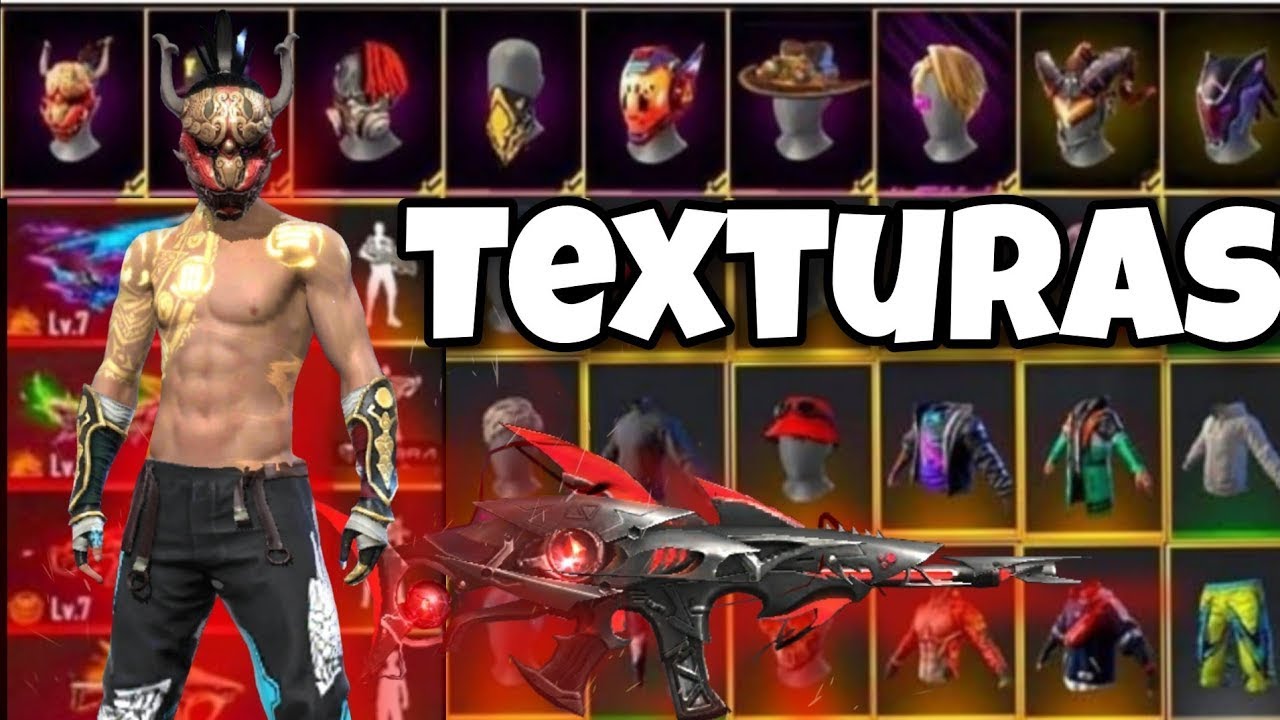 EL MEJOR PACK DE TEXTURA PARA FREE FIRE | EN ROPA BOT, ARMAS, EMOTES Y ROPA INSANA E INSTAPLAYER