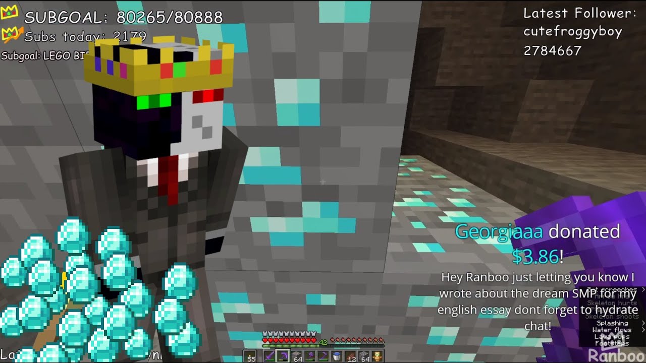 Ranboo's late night mining stream w/Tubbo (05-21-2021) VOD