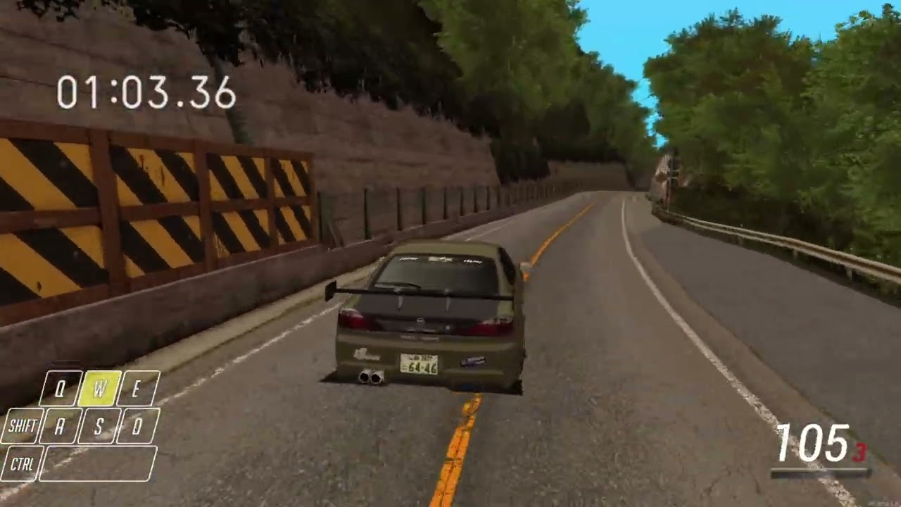 Демо проезд Акаги (спуск)