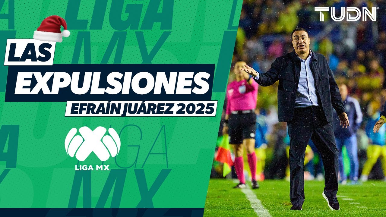 &iexcl;Indisciplina y Expulsiones! El 2025 de Efra&iacute;n Ju&aacute;rez al L&iacute;mite con Pumas 🟥🐾 I TUDN