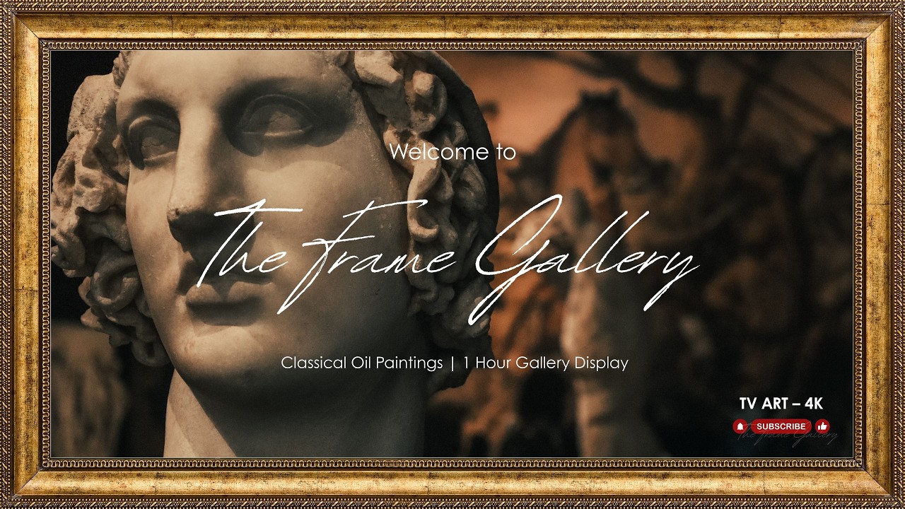 Frame TV Art 4K | 1 Hour Classical Oil Paintings with Soft Jazz Ambience