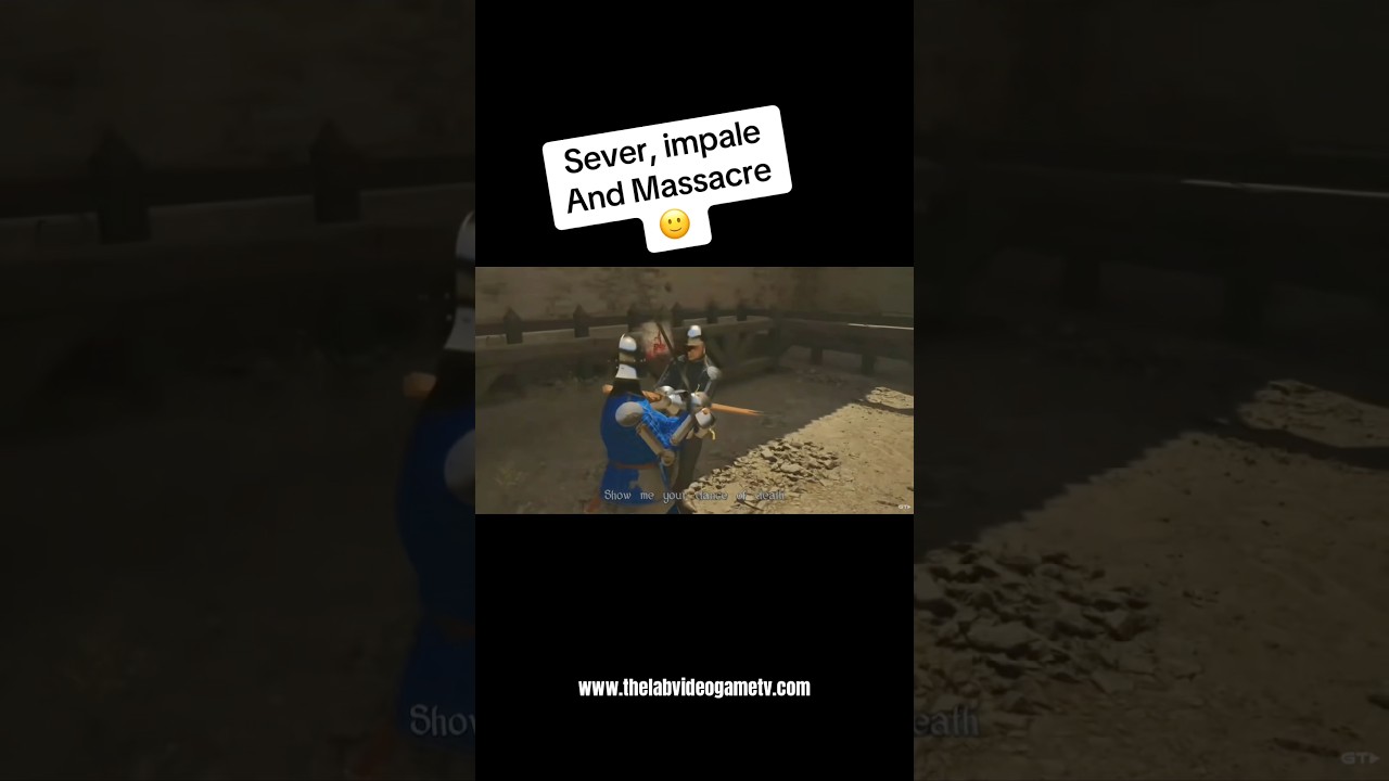 Sever, impale and massacre 🙂 #thelabvideogametv