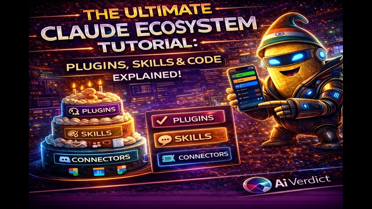 The Ultimate Claude Ecosystem Tutorial: Plugins, Skills & Code Explained! | Ai Verdict