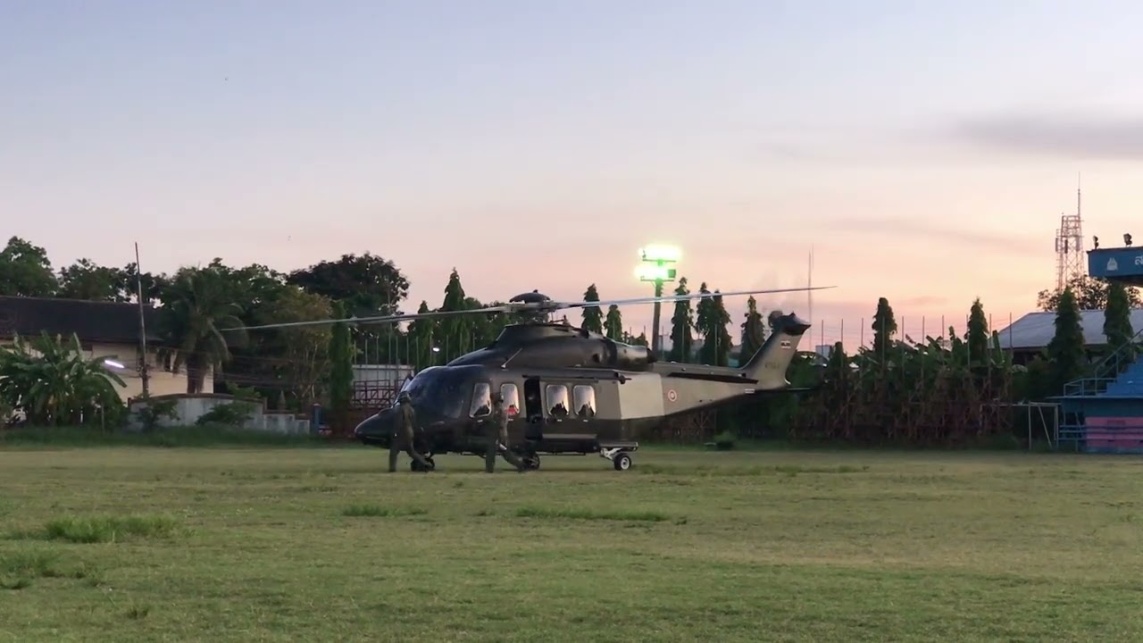 AW139 Royal Thai Army Startup and Take off