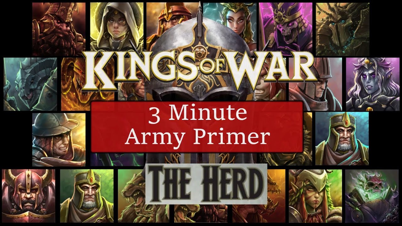 Kings of War 3 minute army primer - The Herd