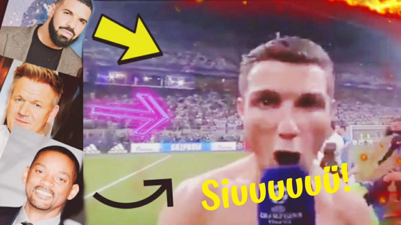 I made celebrities say Ronaldo celebration 