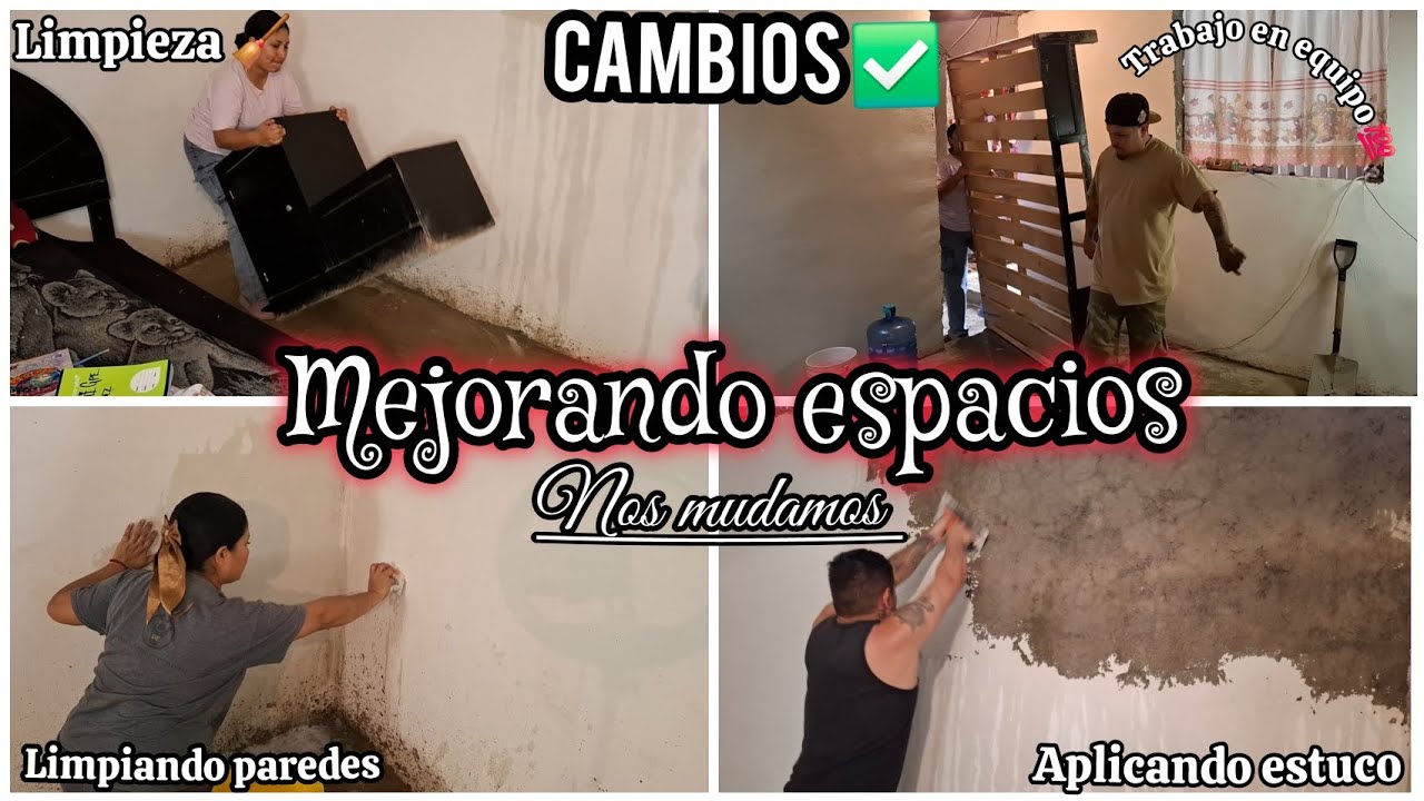 TRANSFORMANDO mi CUARTO..✅️/MEJORANDO ESPACIOS en mi HOGAR✔️/LIMPIEZA de CASA🧹🏡+gran cambio 🙏 