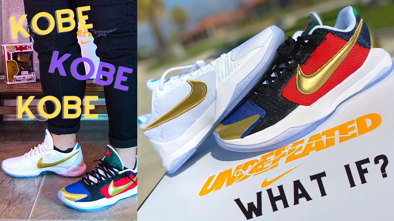Nike Kobe 5 Protro X Undefeated What If Pack! Light Review & On Feet! LAKERS! 2020!