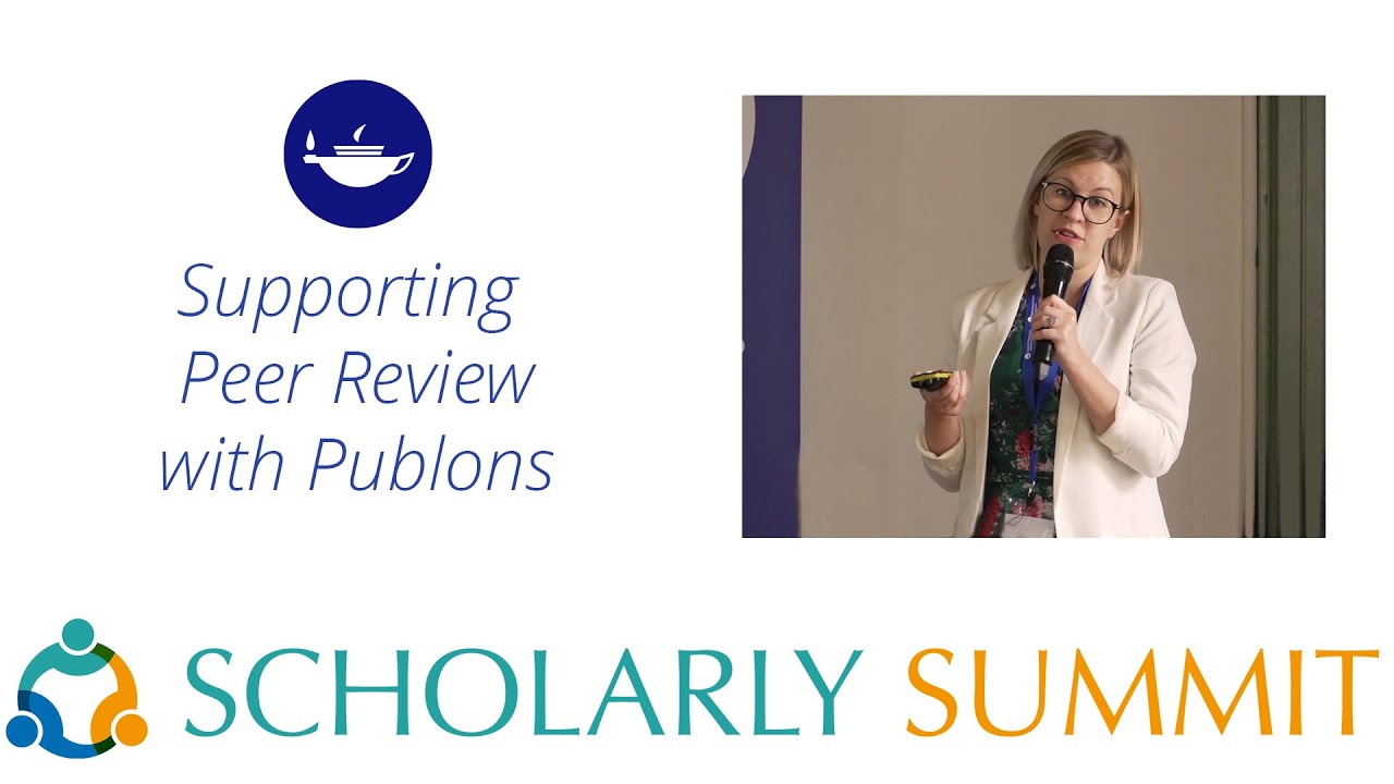 Supporting peer review with Publons