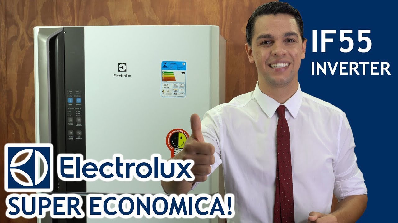 GELDAEIRA ELECTROLUX COM TECNOLOGIA INVERTER COM Top Freezer 431L (IF55) - REVIEW !