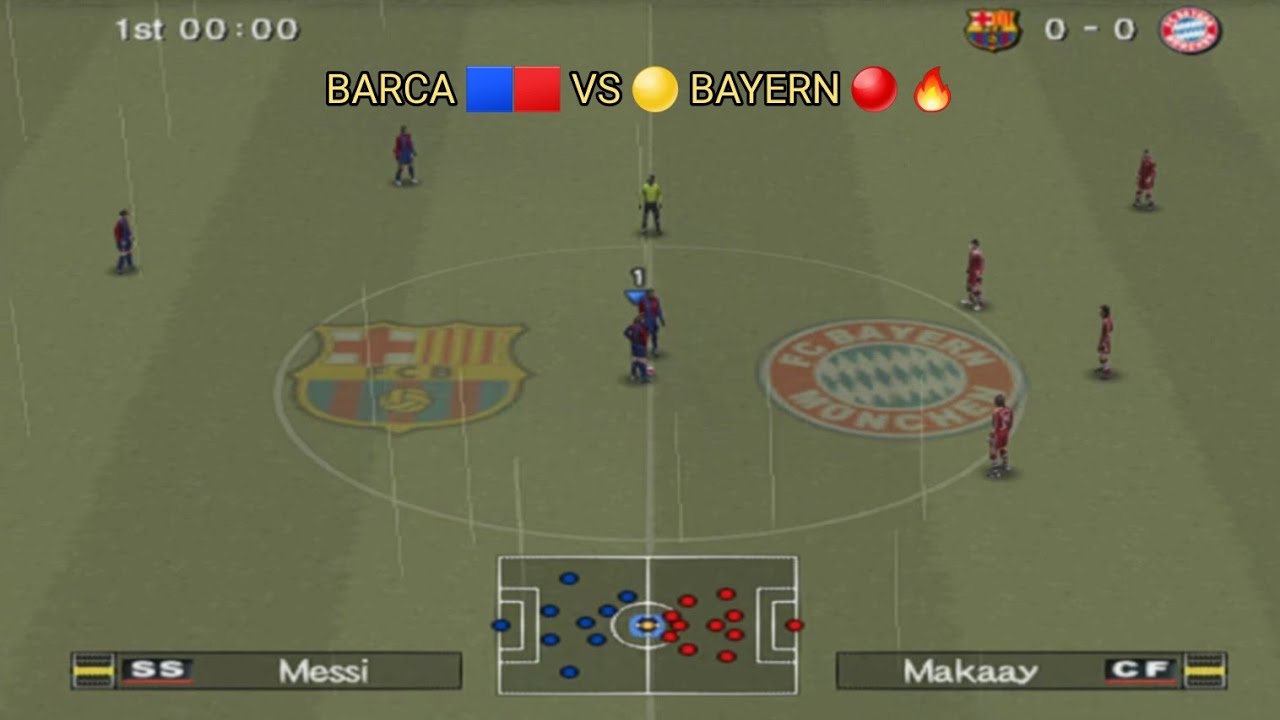 Барселона против Баварии Мюнхен 🔥 | Легендарное противостояние в PES 2006 | Безумные голы и класс...