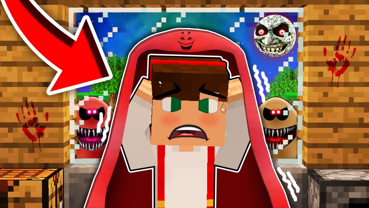 CHOWAM SIĘ POD KOCEM PRZED STRASZNYM POU W MINECRAFT?! GPLAY & LUMI