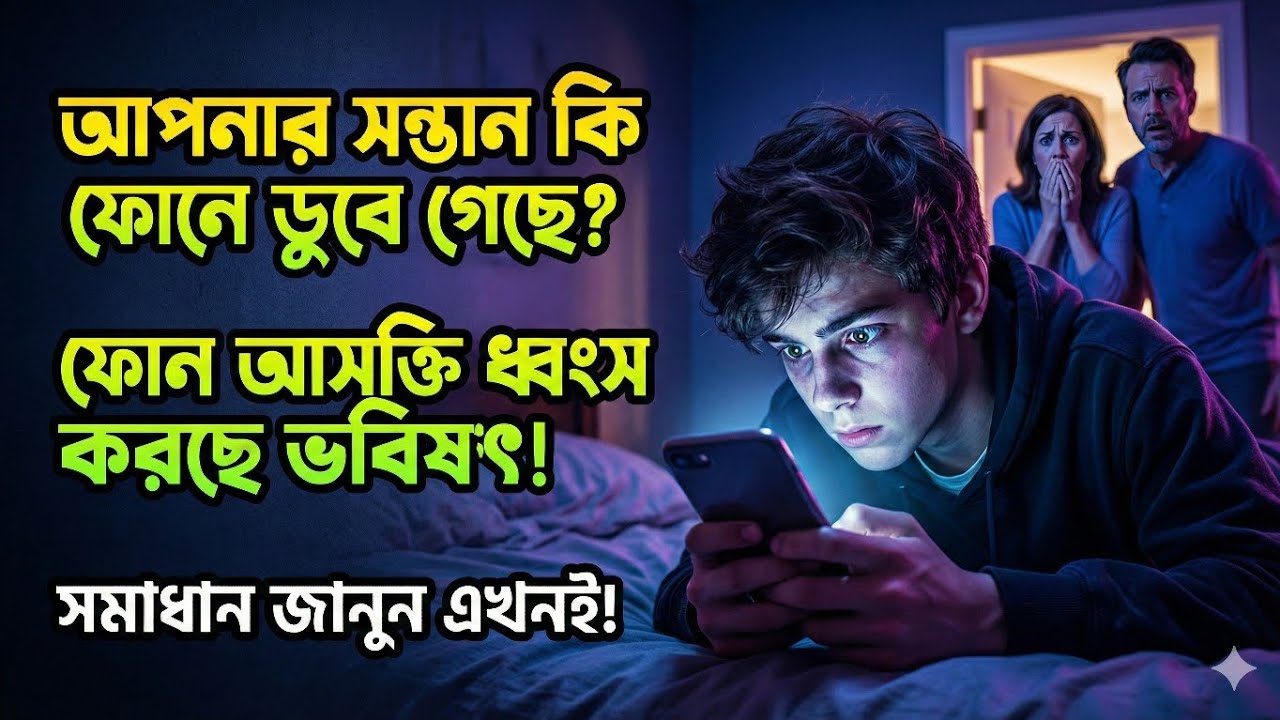 আপনার সন্তান কি ফোনের নেশায়? ভবিষ্যৎ বাঁচাতে আজই জানুন সমাধান!