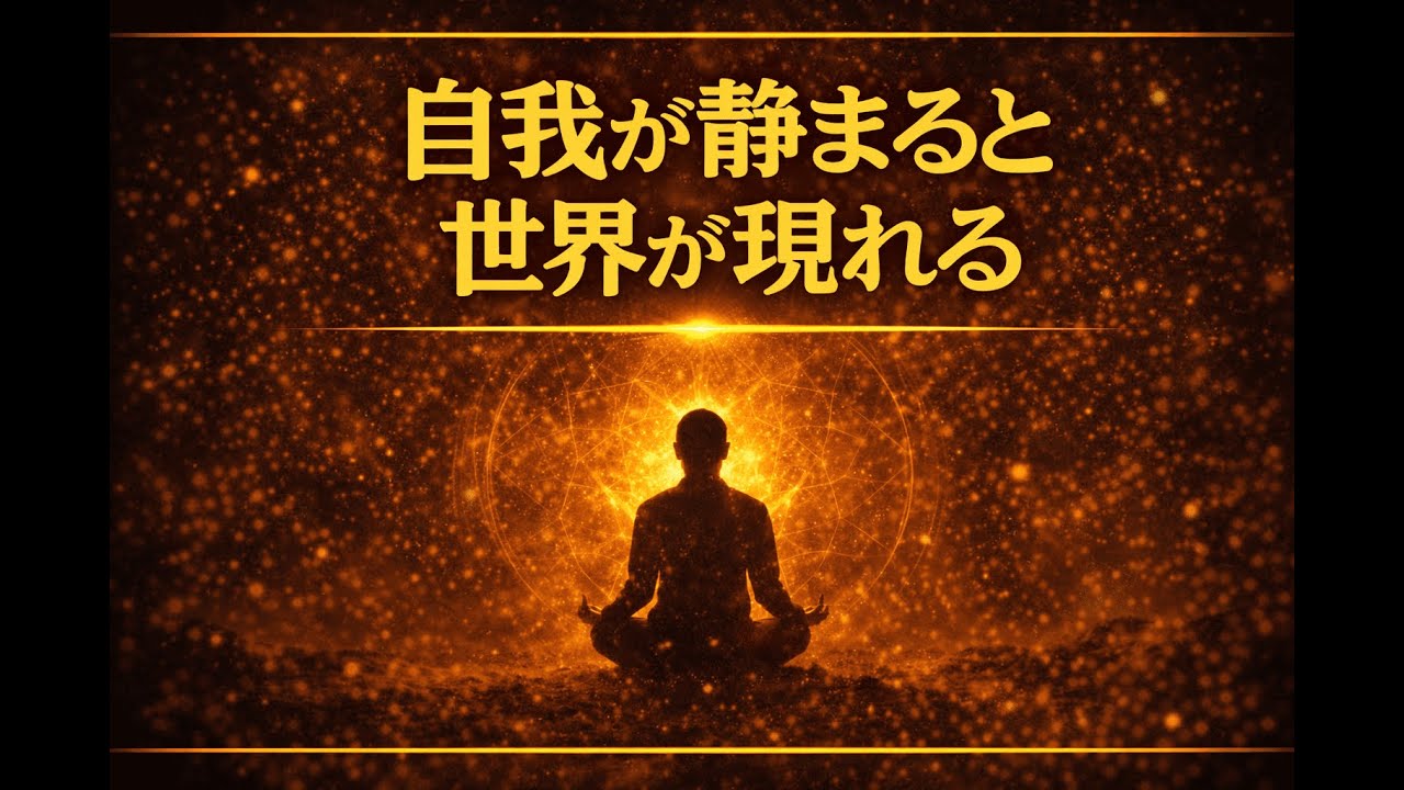 自我が静まると世界が現れる