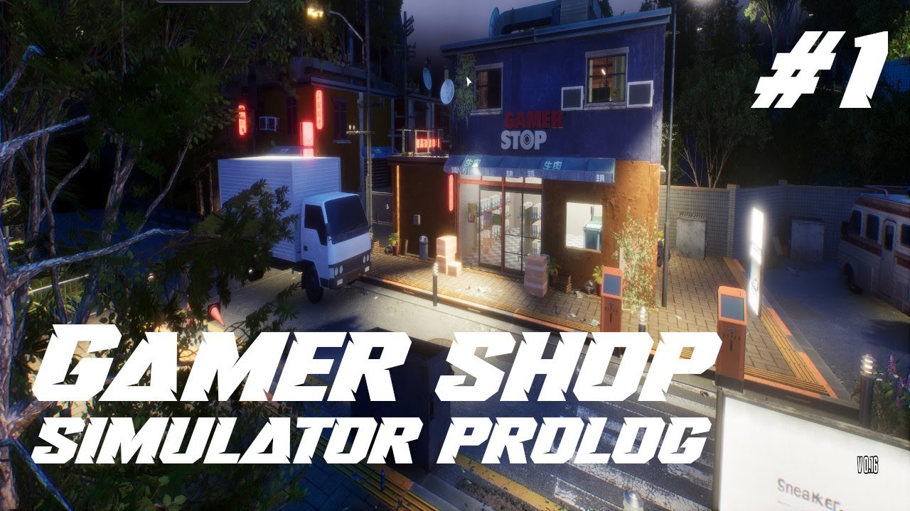 Gamer Stop Simulator Prologue #1 Otwieramy własny sklep z grami