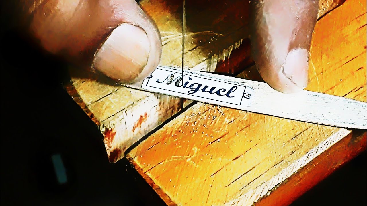 #dica de Ourives: veja passo a passo de como Serrar letras em plaquinha de prata pra pulseiras