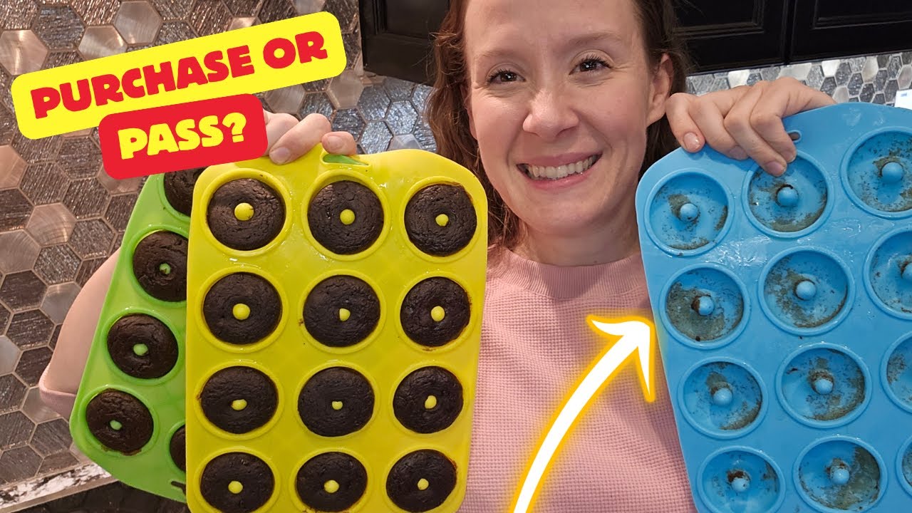 Mini Silicone Donut Pan Review 🍩 | Bite-Size Nonstick Baking Mold
